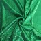 1 Yard Kelly Green Sequin Fabric with Glitter Embroidery 52" Width Polyester for DIY Sewing, Table Runner & Clothes